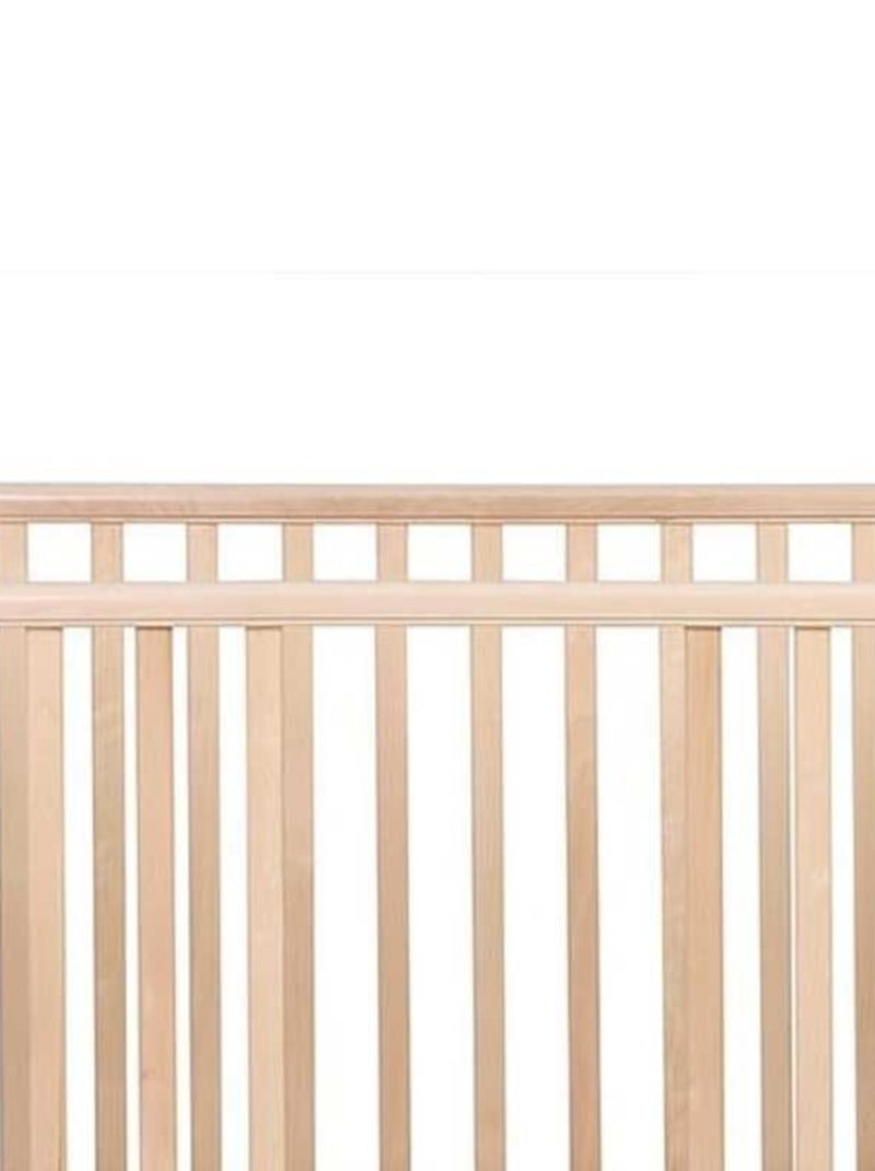 Berceau bébé YappyQu avec sommier réglable Bois naturel - Kiabi