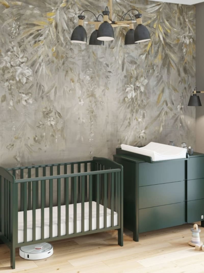 Berceau bébé YappyQu avec sommier réglable Vert - Kiabi