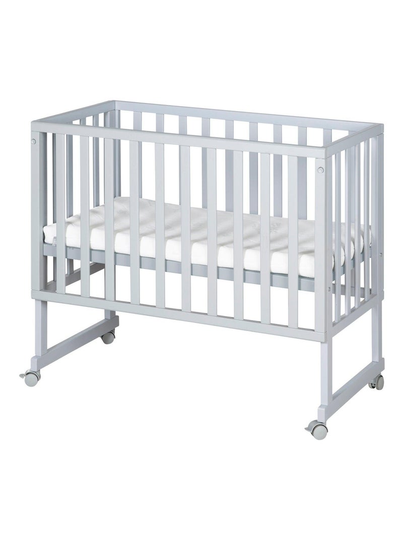 Berceau cododo 3en1 avec matelas respirant et barrières - ROBA Gris taupe - Kiabi