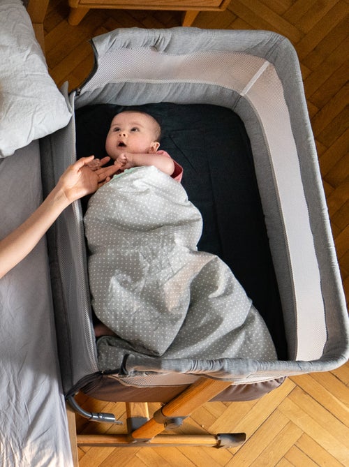 Berceau cododo 3en1 LIONELO Leonie - Matelas 4cm en coton - Hauteur et inclinaison réglables - Kiabi