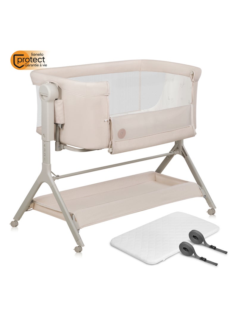 Berceau cododo 3en1 LIONELO Leonie Plus - 0-9 kg - Hauteur et inclinaison réglables Beige - Kiabi
