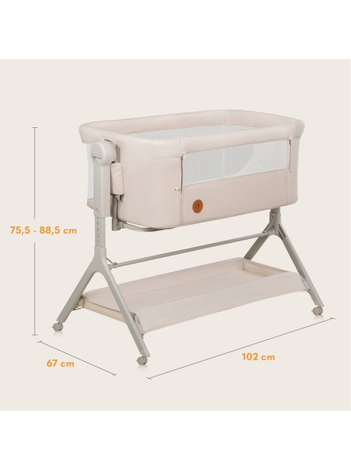 Berceau cododo 3en1 LIONELO Leonie Plus - 0-9 kg - Hauteur et inclinaison réglables - Kiabi