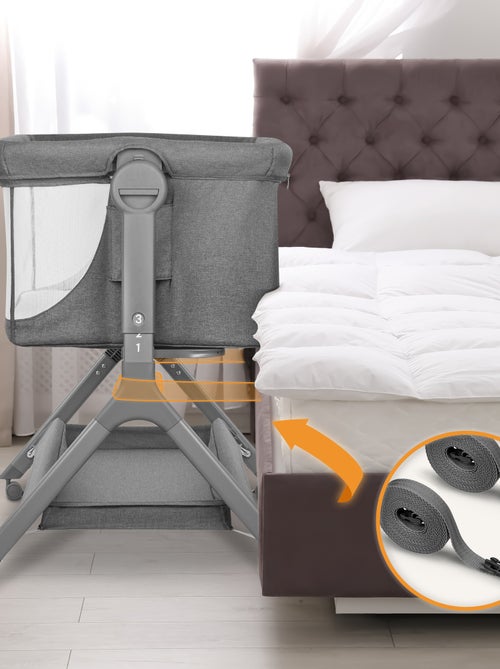 Berceau cododo 3en1 LIONELO Leonie Plus - 0-9 kg - Hauteur et inclinaison réglables - Kiabi