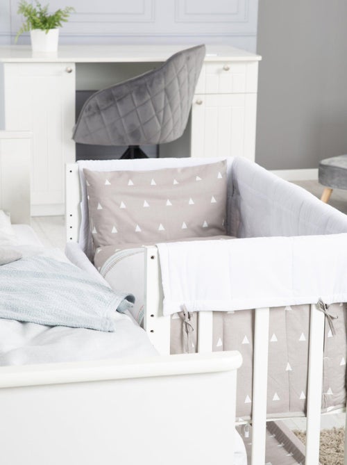 Berceau cododo 4en1 avec literie complète imprimée ourson 'Indibear' ROBA - Kiabi Berceau cododo 4en1 avec literie complète imprimée ourson 'Indibear' ROBA - Kiabi