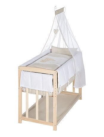Berceau cododo 4en1 avec literie complète imprimée ourson 'Liebhabear' ROBA