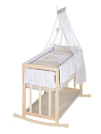 Berceau cododo 4en1 avec literie complète imprimée ourson 'Liebhabear' ROBA