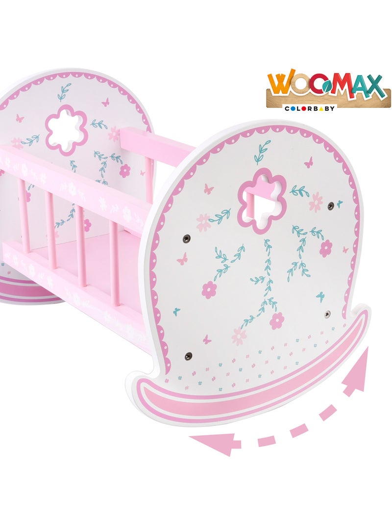Berceau en bois pour poupée WOOMAX N/A - Kiabi