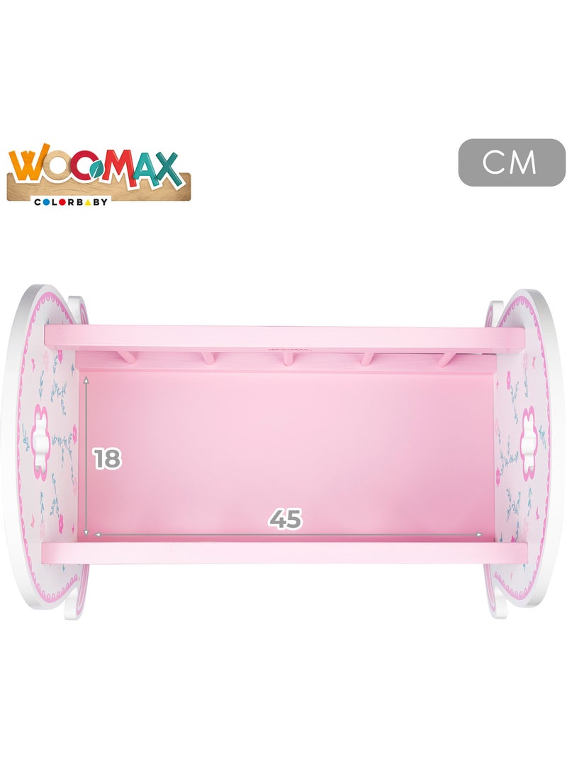 Berceau en bois pour poupée WOOMAX N/A - Kiabi