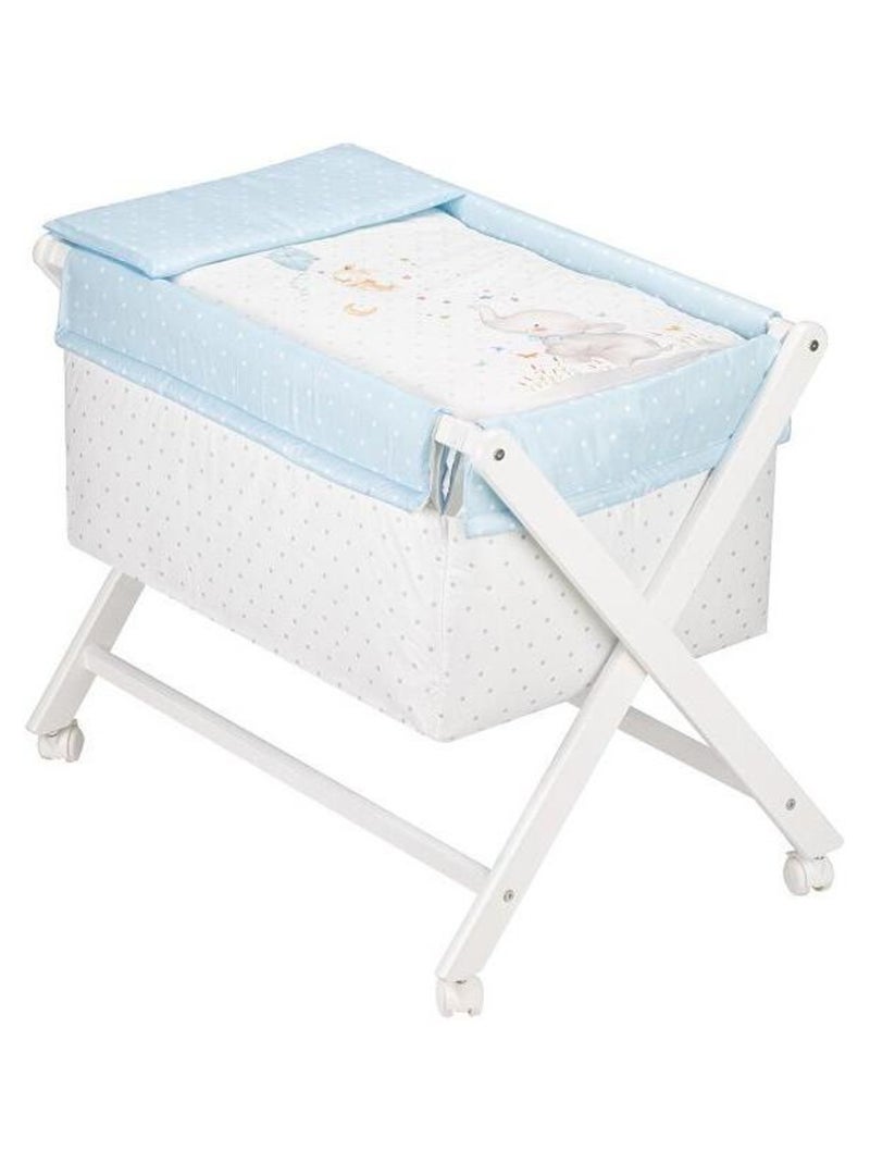 Berceau en Croix- Eléphant- Bleu Bleu - Kiabi