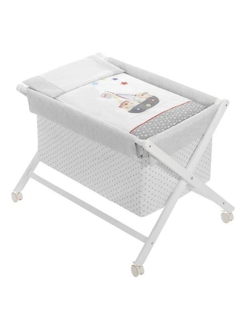 Berceau en Croix-Pirates gris Gris - Kiabi