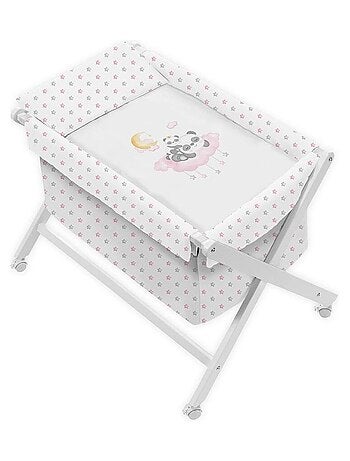 Berceau en x panda nuage rose