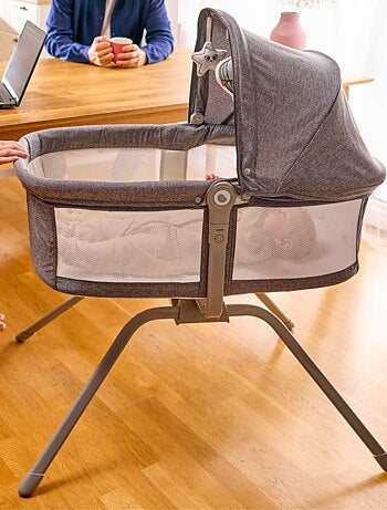 Berceau et Lit Bébé LIONELO Malin - Lit parapluie - Jusqu'à 9kg - Avec matelas - Sac de transport