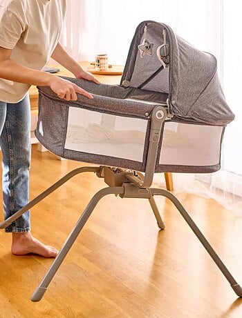 Berceau et Lit Bébé LIONELO Malin - Lit parapluie - Jusqu'à 9kg - Avec matelas - Sac de transport