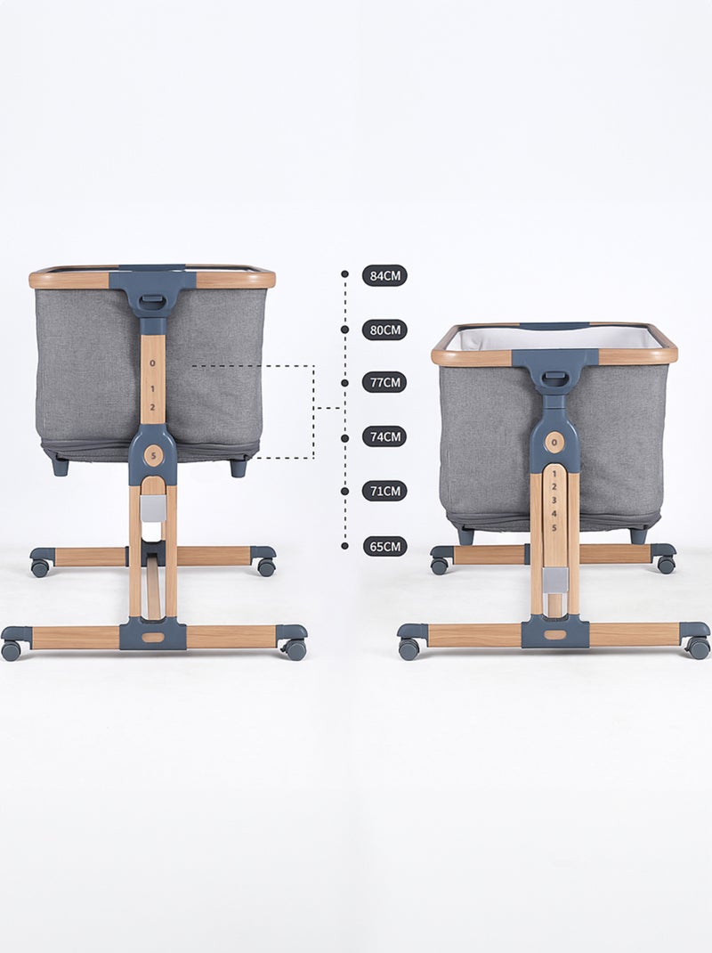 Berceau évolutif LEO beige : Cododo / Lit bebe / Parc enfant Beige - Kiabi