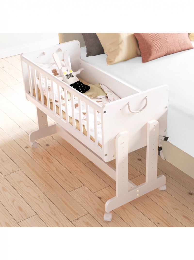 Berceau Lit Cododo 5 en 1 - ORNELLA - Matelas inclus Blanc - Kiabi
