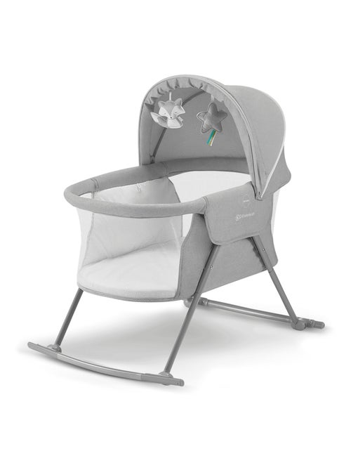 Berceau pliant 3 en 1 avec fonction lit de camping et bascule - Kiabi