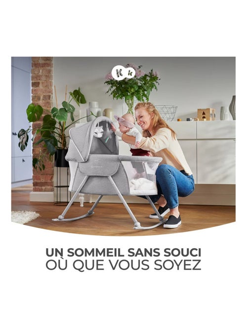 Berceau pliant 3en1 lit camping bascule - Kiabi