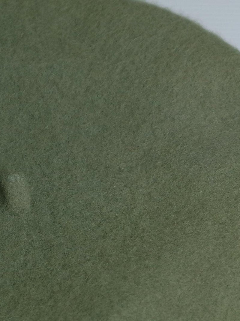 Béret 100% laine Vert - Kiabi