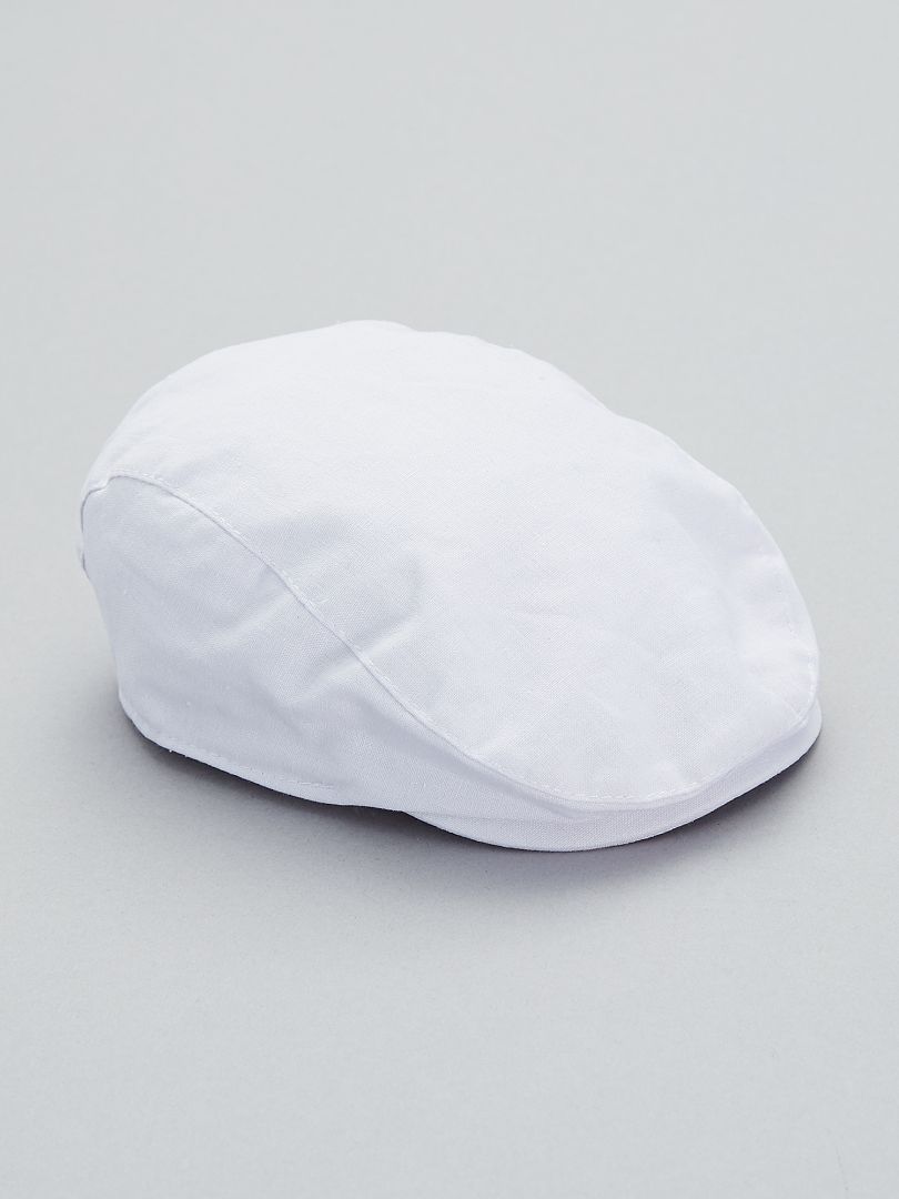 Béret casquette blanc - Kiabi
