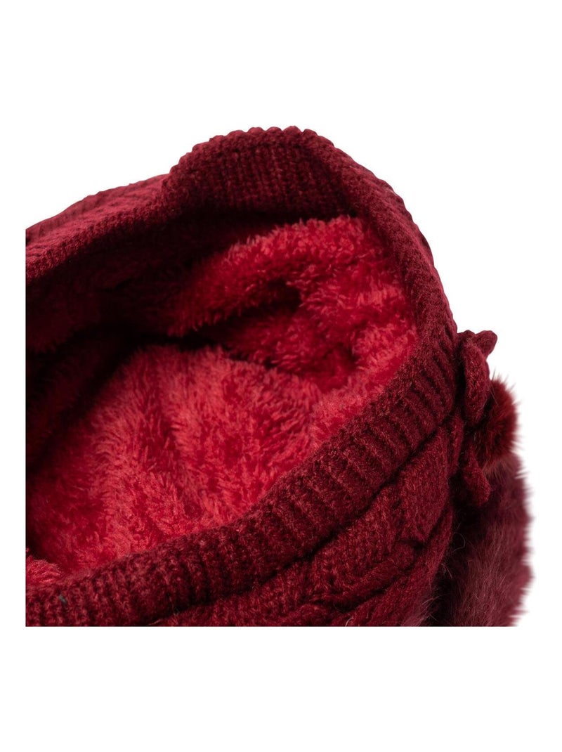 Béret doux MADISON Bordeaux - Kiabi