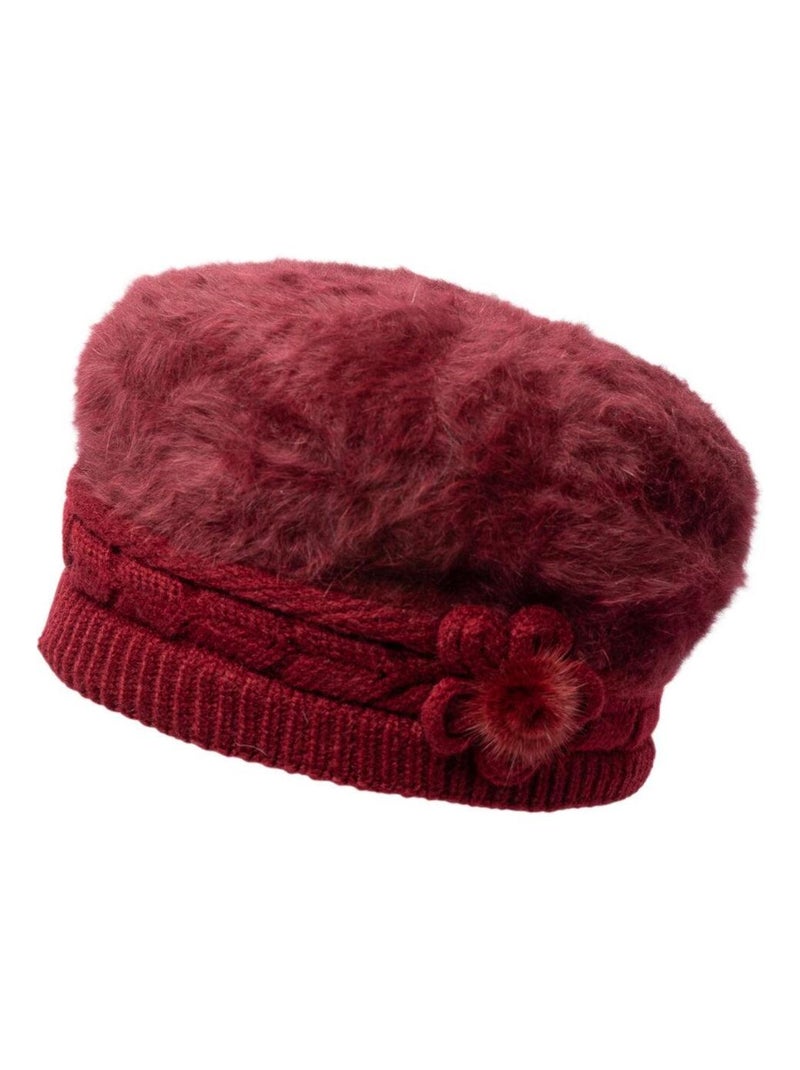 Béret doux  YUKI Bordeaux - Kiabi