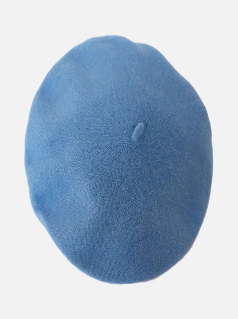 Beret en laine Kebello Bleu ciel - Kiabi