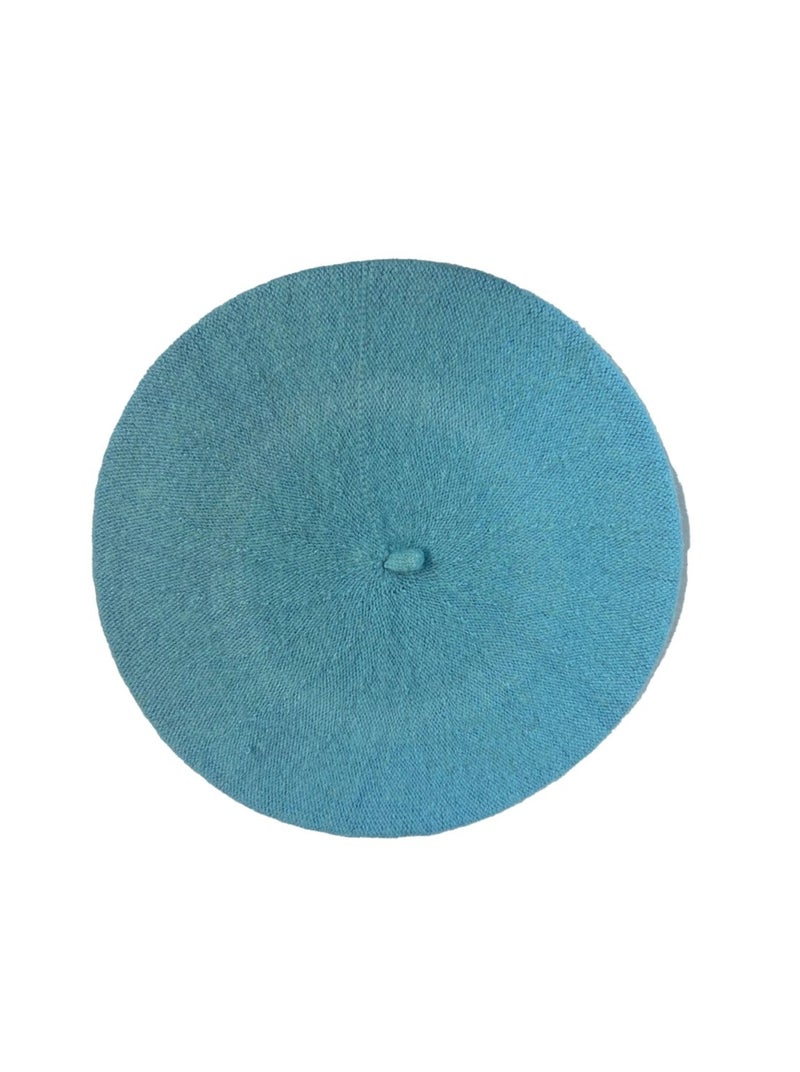 Beret en laine Kebello Bleu ciel - Kiabi