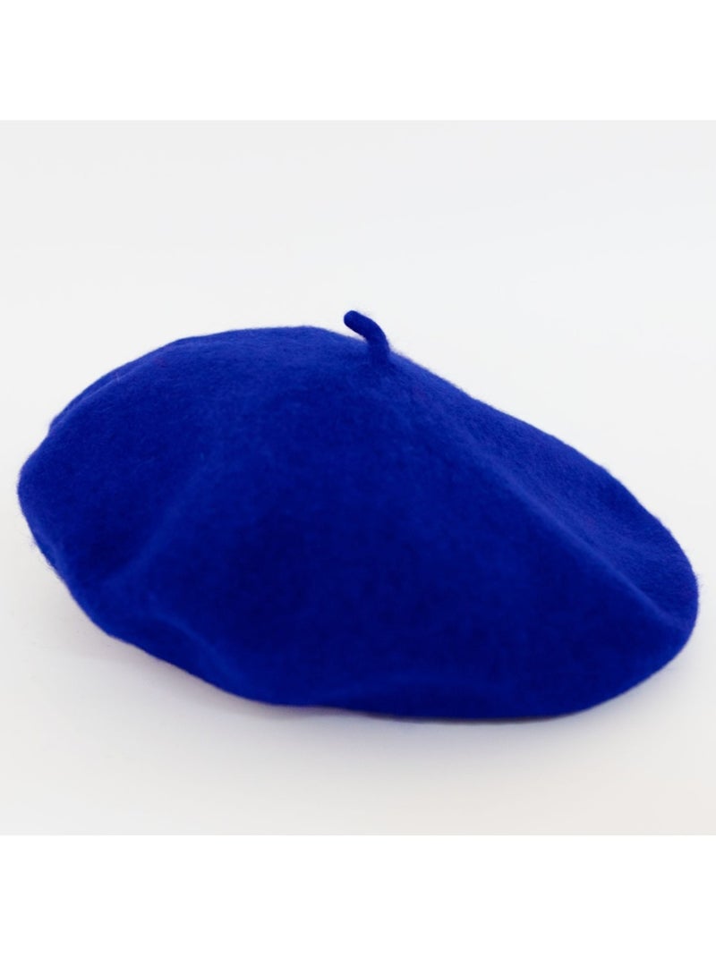 Beret en laine Kebello Bleu - Kiabi