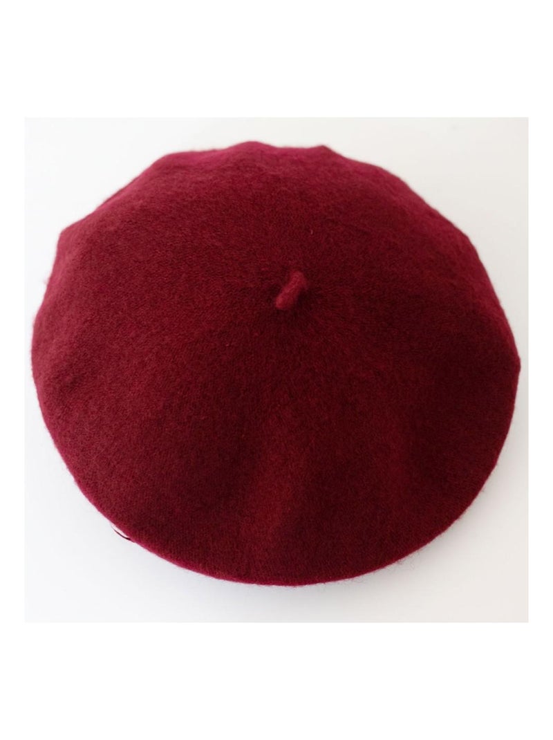 Beret en laine Kebello Bordeaux - Kiabi