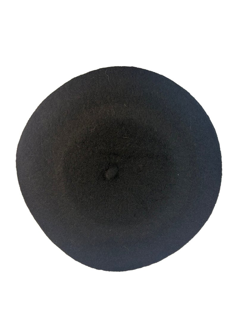 Beret en laine Kebello Noir Noir - Kiabi