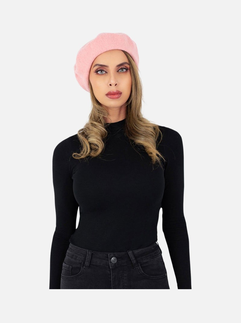 Beret en laine Kebello Rose - Kiabi