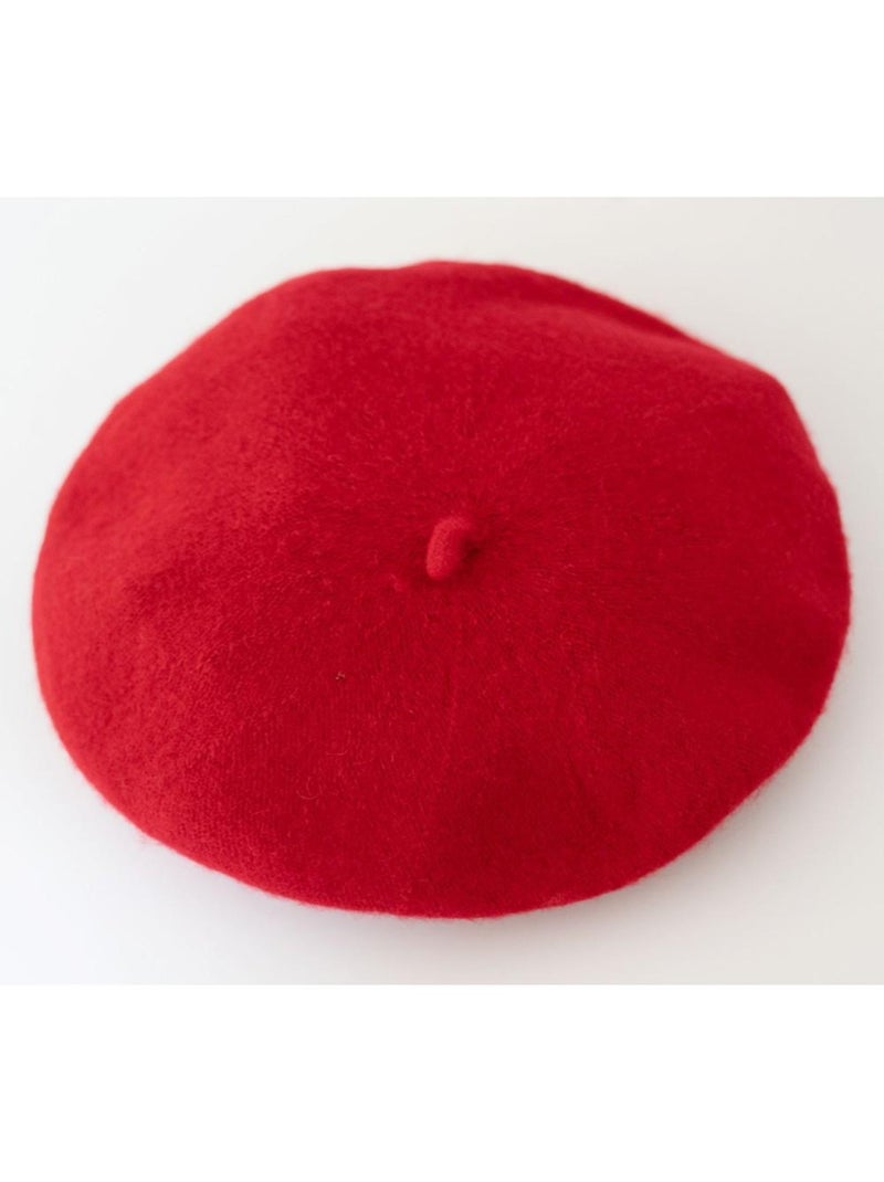 Beret en laine Kebello Rouge - Kiabi