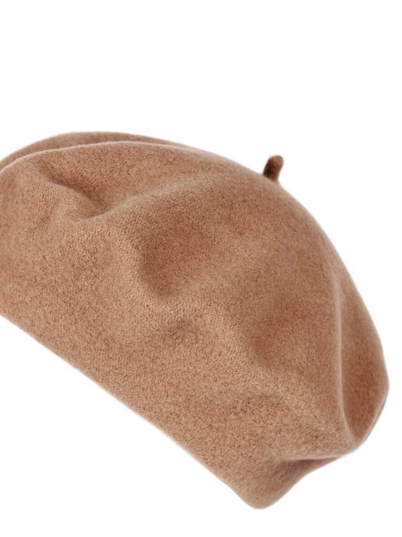 Béret Feutre de Laine Yva - Made in UE Beige - Kiabi