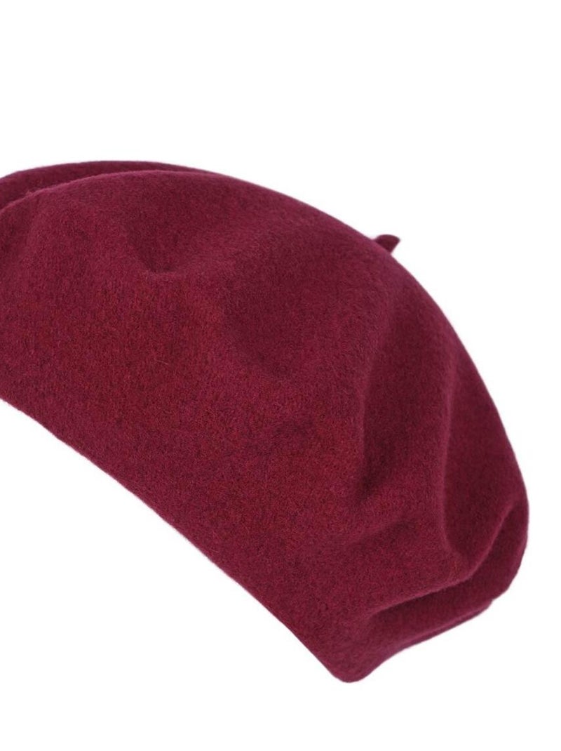 Béret Feutre de Laine Yva - Made in UE Bordeaux - Kiabi