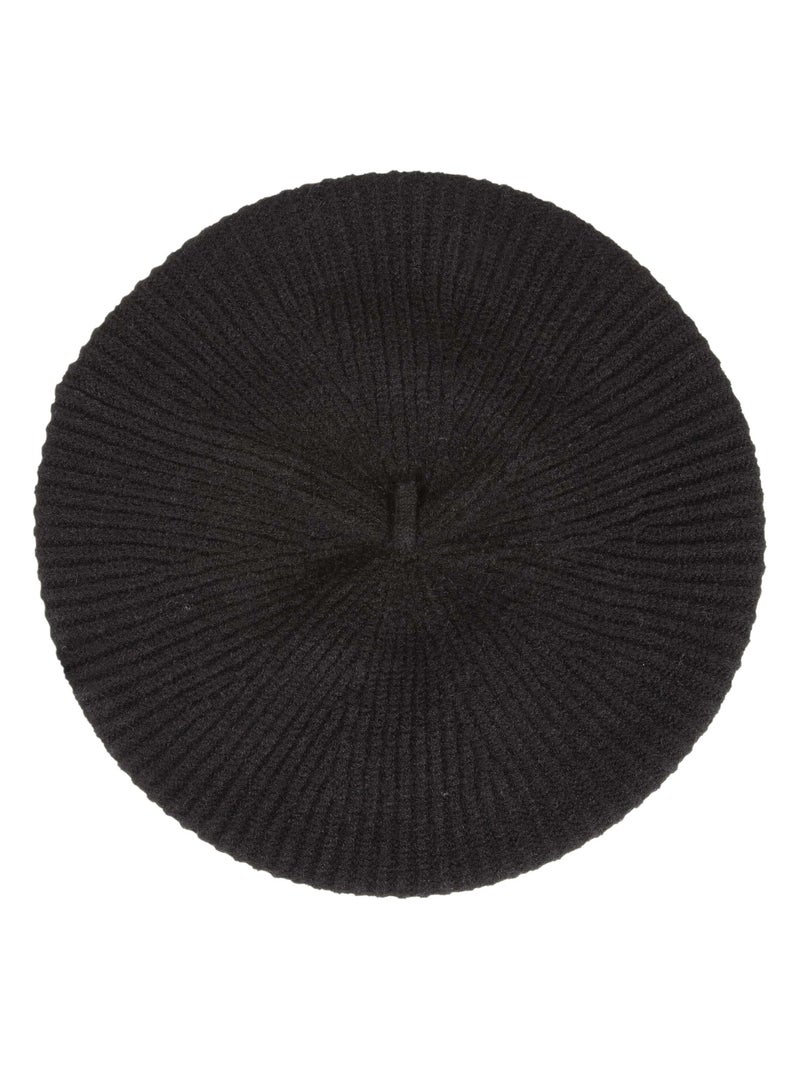 Béret ultra doux, en viscose, extensible et resistant femme isotoner Noir - Kiabi