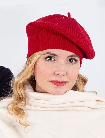 Béret ultra doux, en viscose, extensible et resistant femme Isotoner