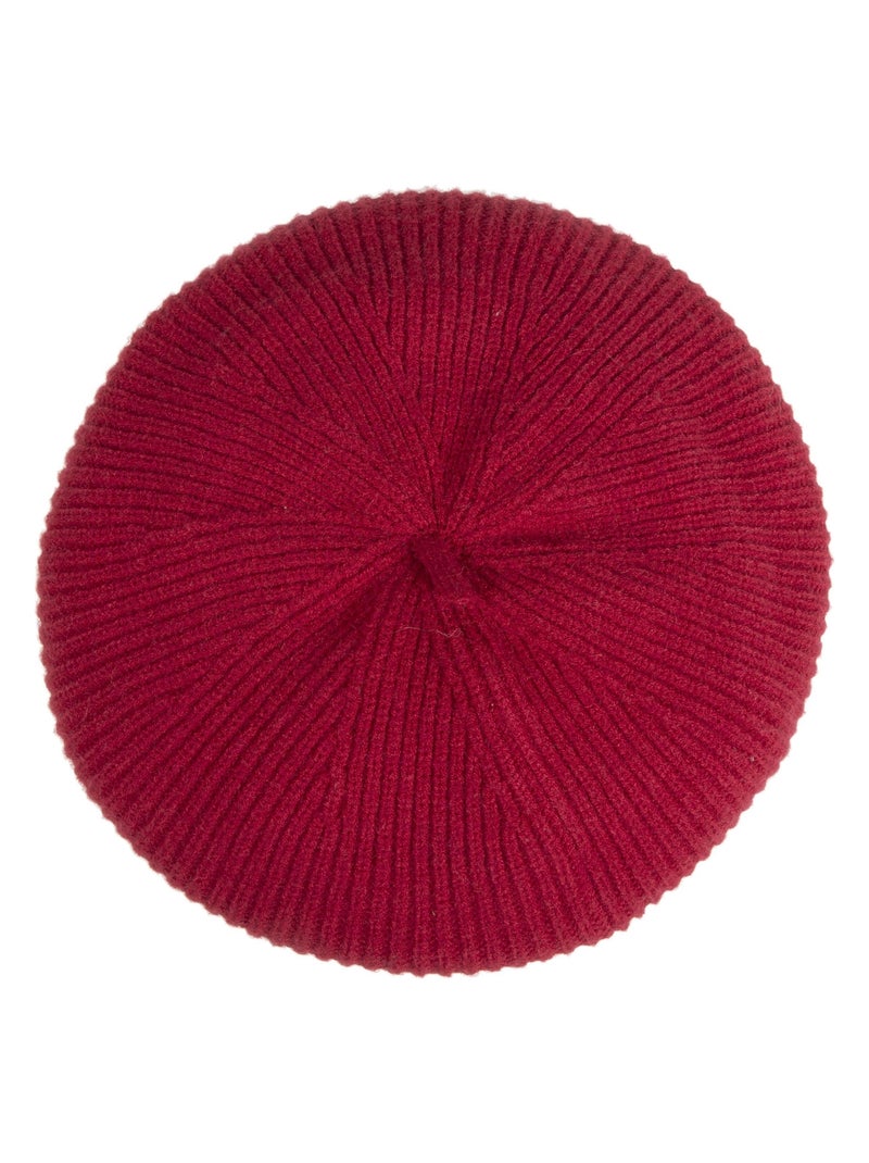 Béret ultra doux, en viscose, extensible et resistant femme Isotoner Rouge tomate - Kiabi