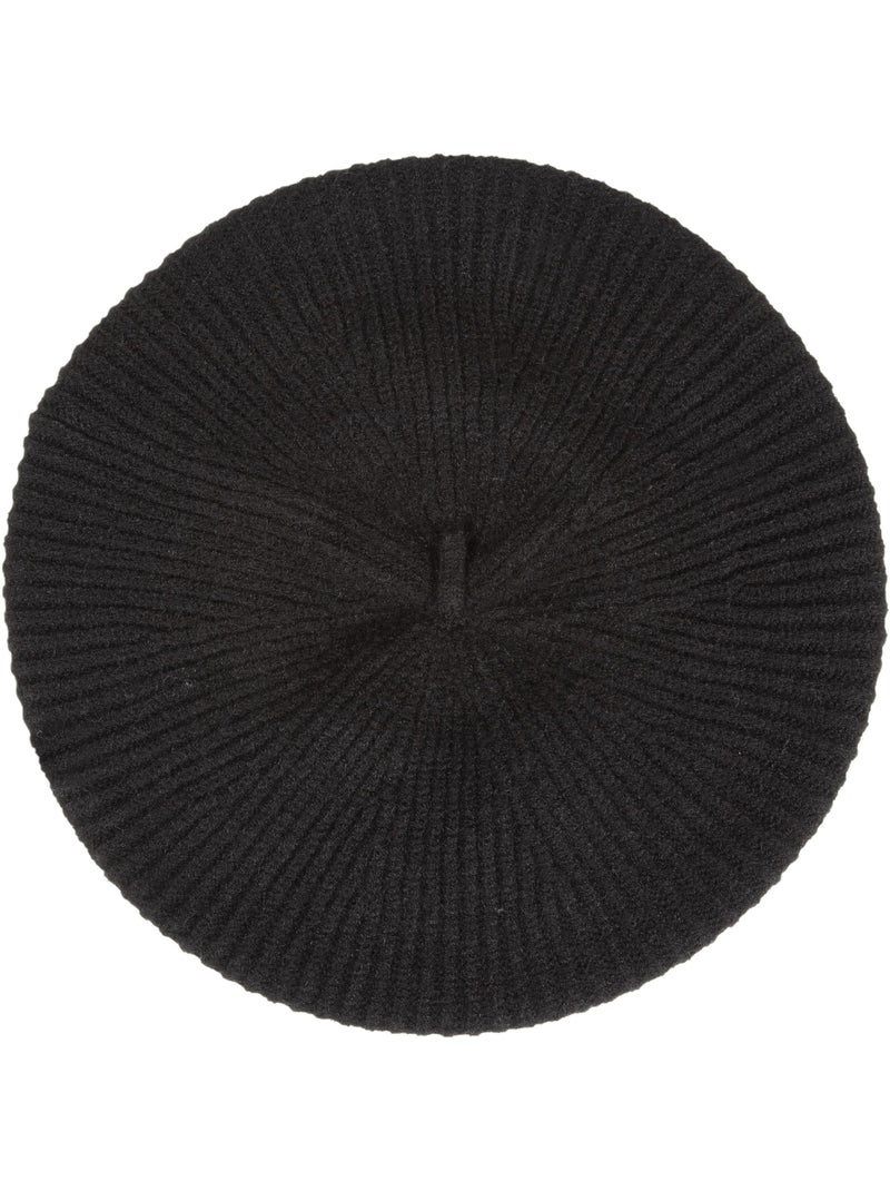 Béret ultra doux, en viscose, extensible et resistant femme Noir - Kiabi