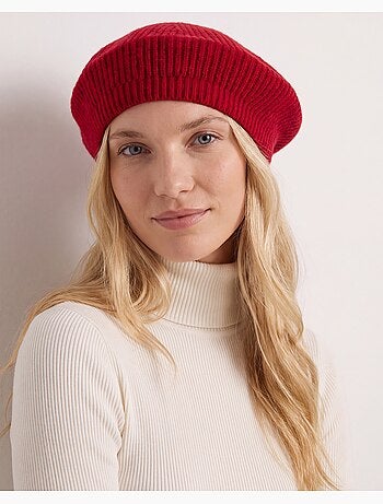 Béret ultra doux, en viscose, extensible et resistant femme
