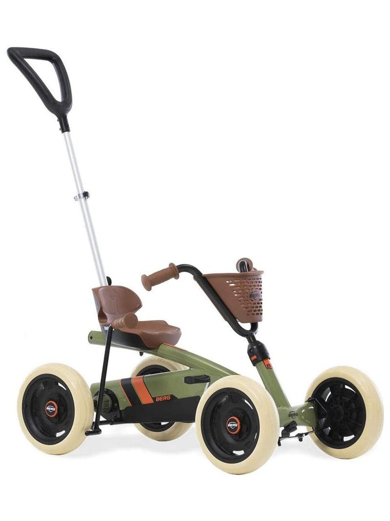 'Berg' Kart à pédales Buzzy Retro 2-in-1 avec barre de poussée Marron - Kiabi