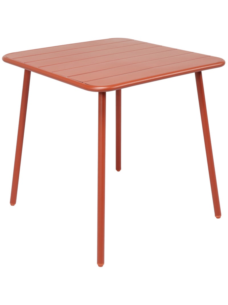 BERGAME - Table de jardin 4 places 70x70cm terracotta Terracotta - Kiabi