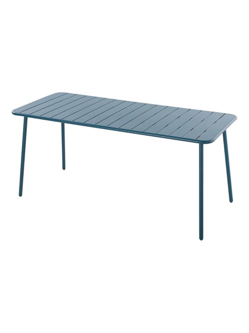 BERGAME - Table en acier 6 places bleue - Kiabi