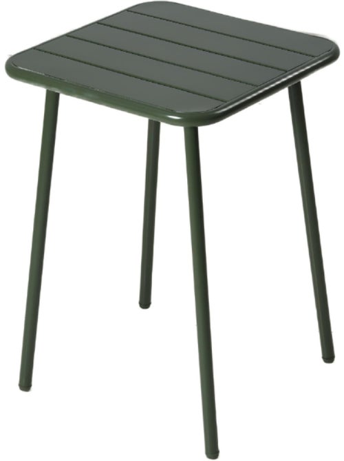 BERGAME Table carrée 2 places 50x50cm vert - Kiabi