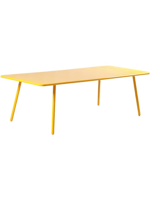 BERGAME Table de jardin 10-12 places 234cm jaune - Kiabi BERGAME Table de jardin 10-12 places 234cm jaune - Kiabi