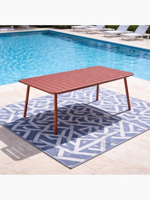 BERGAME Table de jardin 10-12 places 234cm terracotta - Kiabi BERGAME Table de jardin 10-12 places 234cm terracotta - Kiabi
