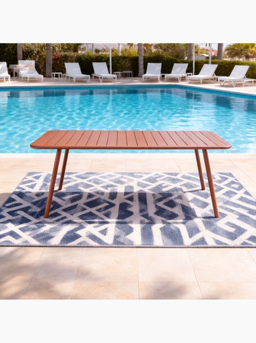 BERGAME Table de jardin 10-12 places 234cm terracotta - Kiabi BERGAME Table de jardin 10-12 places 234cm terracotta - Kiabi