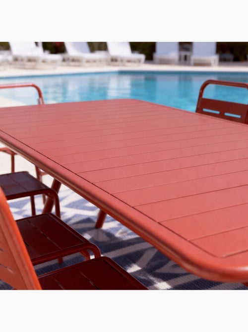 BERGAME Table de jardin 10-12 places 234cm terracotta - Kiabi BERGAME Table de jardin 10-12 places 234cm terracotta - Kiabi
