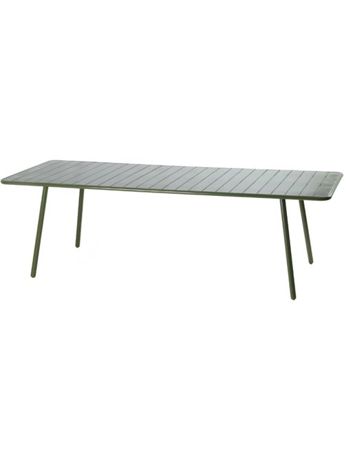 BERGAME Table de jardin 10-12 places 234cm verte - Kiabi BERGAME Table de jardin 10-12 places 234cm verte - Kiabi