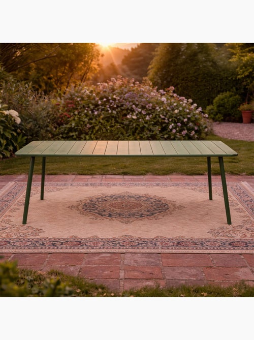 BERGAME Table de jardin 10-12 places 234cm verte - Kiabi BERGAME Table de jardin 10-12 places 234cm verte - Kiabi