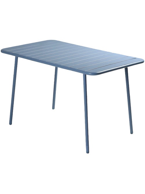 BERGAME Table de jardin 4 à 6 places 120cm bleu - Kiabi BERGAME Table de jardin 4 à 6 places 120cm bleu - Kiabi